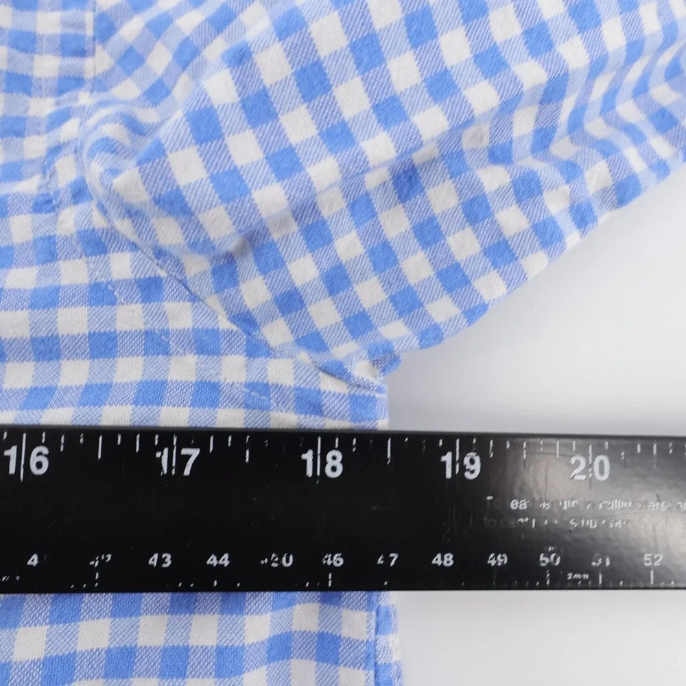 Polo‎ Ralph Lauren Gingham Check Button Down Shirt Blue Kids Boys L (14-16)